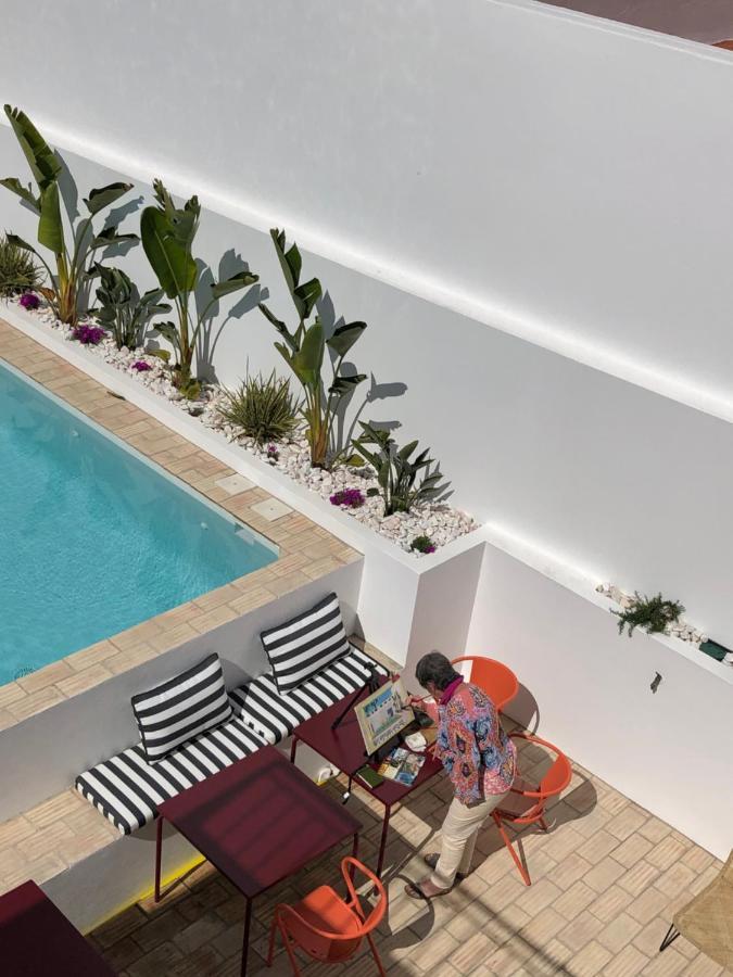 Casa Rosa Villa With Pool In Olhao Centre Екстер'єр фото