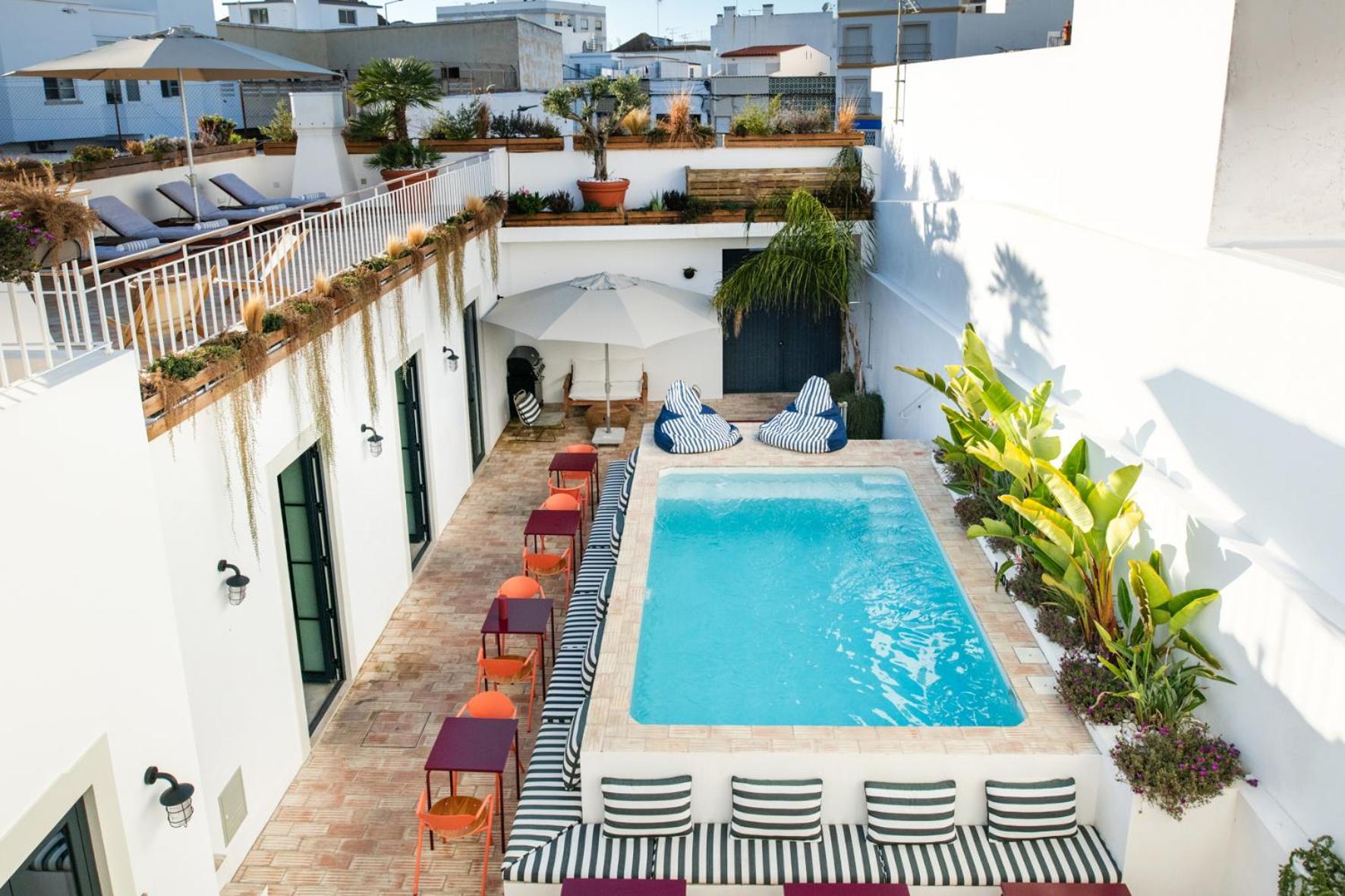 Casa Rosa Villa With Pool In Olhao Centre Екстер'єр фото