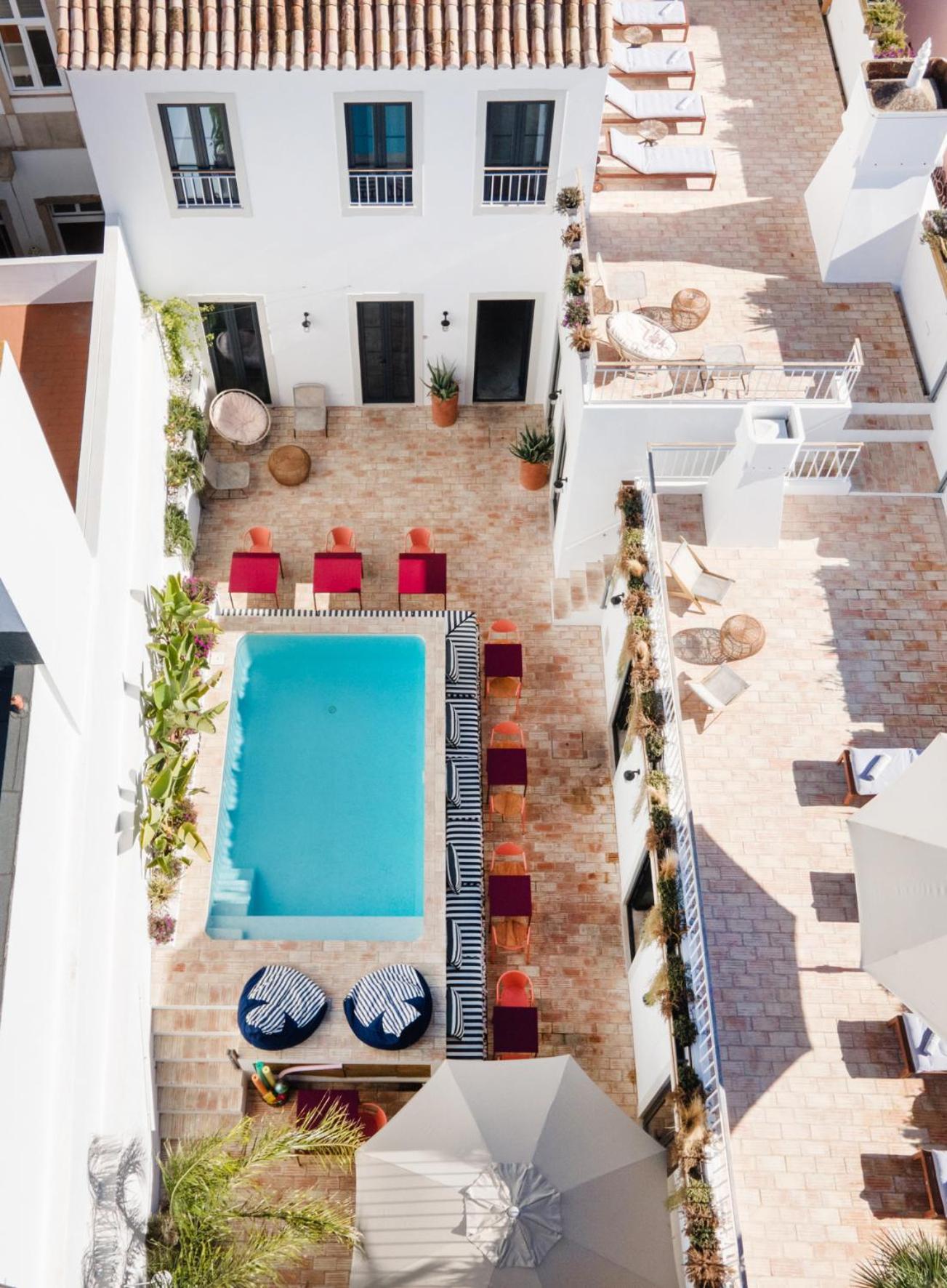 Casa Rosa Villa With Pool In Olhao Centre Екстер'єр фото